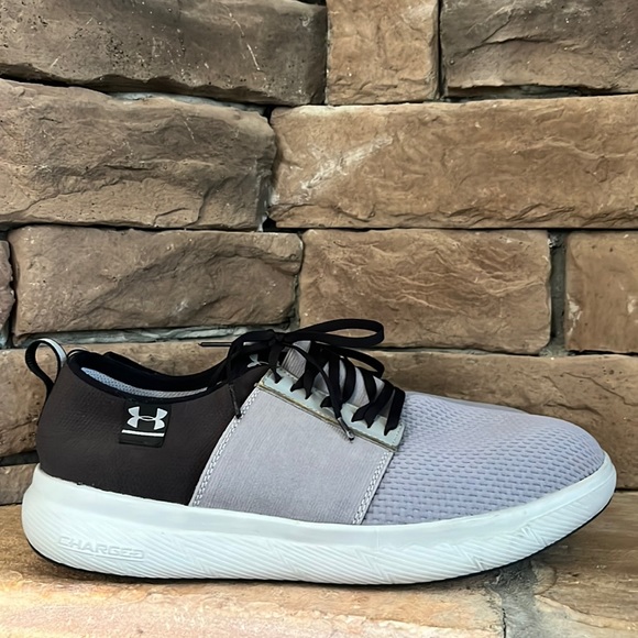 Under Armour Charged 24/7 NU Gray Lace‎ Up Trainers / SZ 13 - Picture 1 of 7